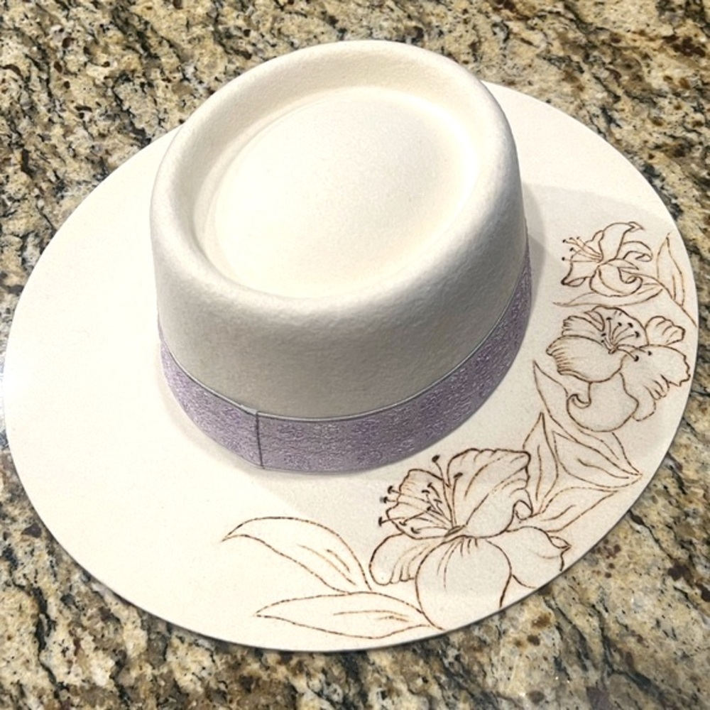 LOC Custom Burned Lily Hat - Picture 4 of 13